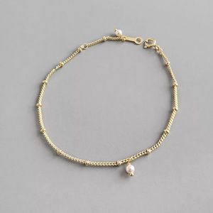 Austrian Crystal Pearl 14k gold plated bracelet